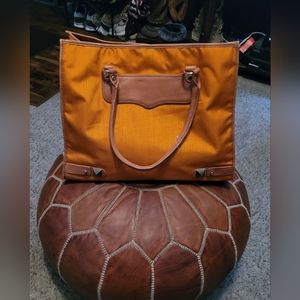 Rebecca Minkoff Tote Canvas with leather handles